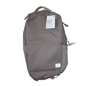 Lululemon Double-Zip Backpack 22L Tan New With Tags Everyday Travel Gym Work